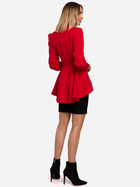 Піджак подовжений жіночий Made Of Emotion M529 XL Red (5903068490378) - зображення 4