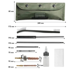 Набір для чищення зброї Lesko GK13 12 предметів у чохлі - изображение 6