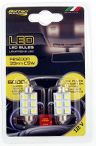 Автомобільна лампа Bottari Festoon LED T11 C5W 6 SMD 12 В 5 Вт 2 шт (B17876) - зображення 4
