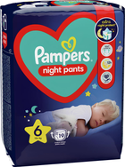 Pieluchomajtki Pampers Night Pants Rozmiar 6 (15+ kg) 19 szt (8006540234761) - obraz 3