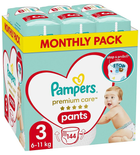 Pieluchomajtki Pampers Premium Care Pants 3 (6-11 kg) 144 szt (8006540490891) - obraz 1