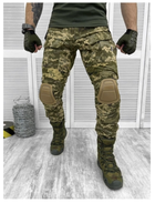 Брюки військові з наколінниками TACTICAL COMBAT LOGOS Піксель ХL - изображение 1