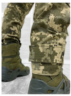Штани військові з наколінниками TACTICAL COMBAT LOGOS Піксель ХL - зображення 2