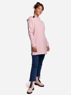 Bluza damska z kapturem oversize BeWear B176 137674 L-XL Pudrowy Róż (5903068485664) - obraz 3