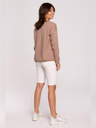 Bluza damska bez kaptura elegancka BeWear B225 1130344 S Cappuccino (5903887655897) - obraz 4