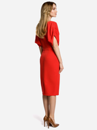 Sukienka ołówkowa damska z rozcięciem Made Of Emotion M364 L Czerwona (5903068406256) - obraz 2