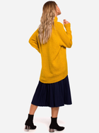 Sweter z golfem damski długi Made Of Emotion M468 S/M Żółty (5903068452079) - obraz 5