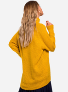 Sweter z golfem damski długi Made Of Emotion M468 L/XL Żółty (5903068452062) - obraz 2