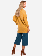 Sweter z golfem damski długi Made Of Emotion M470 L/XL Żółty (5903068452222) - obraz 4
