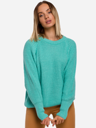 Sweter damski luźny Made Of Emotion M537 L/XL Turkusowy (5903068487149) - obraz 1