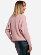 Sweter damski luźny Made Of Emotion M537 S/M Różowy (5903068487132) - obraz 2