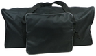 Велика складана дорожня сумка, баул із кордури 105 л Ukr Military 85х38х34 см (sum0021365) Чорний - зображення 1