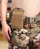 Подсумок тактический, армейский для мобильного телефона Survival 10х16,5х5 см (sum0021289) Койот - изображение 2