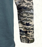 Тактическая сорочка утепленнаая Убакс 100% Хлопок - Хаки+Пиксель р.50 - изображение 3