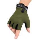 Перчатки тактические беспалые, перчатки военные с открытыми пальцами и антискользящим покрытием - изображение 3