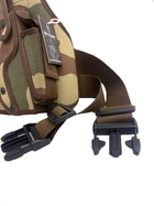 Кобура тактическая для пистолета, армейский подсумок для оружия на ногу, Камуфляж коричневый - изображение 6