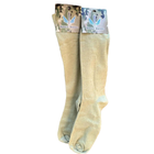 Теплі термошкарпетки з антибактеріальної тканини, зимові бежеві гольфи, універсальний розмір - зображення 4