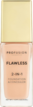 Podkład do twarzy Profusion Flawless 2 w 1 Wygładzający Rose Ivory 30 ml (656497632097)