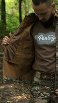 Куртка Vik-Tailor SoftShell з липучками для шевронів Coyote 58 - зображення 4