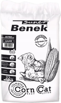 Наповнювач для котячого туалету Benek Corn Cat Ultra кукурудзяний Натуральний 35 л (5905397022534) - зображення 1