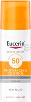 Солнцезащитный флюид для лица Eucerin SPF 50 антивозрастной 50 мл (4005800146619/4005800195884)