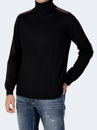Sweter z golfem męski ciepły Antony Morato MMSW01328YA400006-9005 XL Czarny (8052136312023) - obraz 3