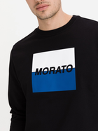 Bluza bez kaptura męska Antony Morato MMFL00760FA150048-9000 XL Czarna (8052136093717) - obraz 3