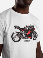 T-shirt męski z nadrukiem Antony Morato MMKS02181FA100144-1000 M Biały (8052136284115) - obraz 3