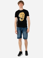 T-shirt męski z nadrukiem Antony Morato MMKS02166FA100144-9000 L Czarny (8052136222803) - obraz 3