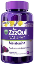 Suplement diety Vicks Zzzquil Natura Melatonin Mango&Banana Flavour 60 Units (8006540795552) - obraz 1