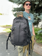 Тактичний рюкзак штурмовий Tactic військовий рюкзак 25 літрів міський рюкзак з відділом під гідратор чорний (A57-807-black) - зображення 8