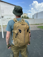 Тактичний рюкзак штурмовий Tactic військовий рюкзак 25 літрів міський рюкзак з відділом під гідратор койот (A57-807-coyote) - зображення 2