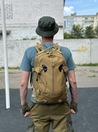 Тактичний рюкзак штурмовий Tactic військовий рюкзак 25 літрів міський рюкзак з відділом під гідратор койот (A57-807-coyote) - зображення 4