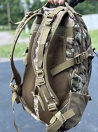 Тактический штурмовой рюкзак Tactic военный рюкзак 25 литров городской рюкзак с отделом под гидратор мультикам (A57-807-multic) - изображение 8