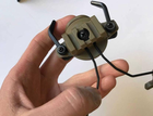 Кріплення для тактичних активних навушників на шолом fast адаптер койот - зображення 5