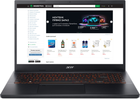 Ноутбук Acer Aspire 7 A715-76G-51C4 (NH.QN4EU.003) Charcoal Black / Intel Core i5-12450H / RAM 8 ГБ / SSD 512 ГБ / nVidia GeForce RTX 2050, 4 ГБ / Подсветка клавиатуры