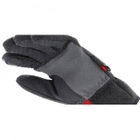 Зимові рукавички Mechanix з основою на теплому флісі із зовнішньою водонепроникною і водовідштовхувальною тканиною для активного відпочинку чорні з сірим (Kali) - зображення 4