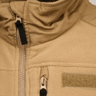 Армейская флисовая куртка Brandit материал Rip-Stop Койот S (Kali) - изображение 7