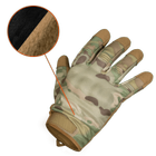 Тактичні захисні рукавички універсальні польові рукавиці для силових структур CAMOTEC 7221(L) Мультикам (OPT-7751) - зображення 2