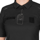Поло футболка женская тактическая полевая универсальная для силовых структур Camotec 7179(L) Черный (OPT-9471) - изображение 6