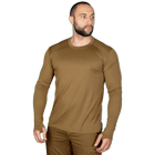 Лонгслів тактичний польовий чоловіча футболка з довгим рукавом для силових структур Camotec 7103 M Койот (OPT-8561) - зображення 3