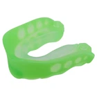 Капа боксерская односторонняя взрослая Zelart Heroe 7773 Neon Green