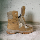 Берцы ботинки тактическая обувь теплые Зима до - 25 натуральная гидрофобная кожа Premium усиленная пятка и носок 45 - изображение 4
