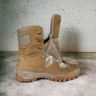 Берцы ботинки тактическая обувь теплые Зима до - 25 натуральная гидрофобная кожа Premium усиленная пятка и носок 38 - изображение 4