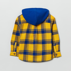 Дитяча сорочка з капюшоном для хлопчика OVS 1827342 122 см Помаранчева (8056781669389) - зображення 2