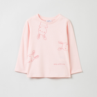 Bluza bez kaptura dziewczęca OVS 1891559 98 cm Różowa (8052147133785) - obraz 1
