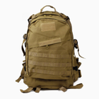Рюкзак Tactical 3D Coyote тактическая сумка для переноски вещей 40л (3DCoyote) - изображение 2