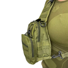 Сумка Tactical 098 Olive тактическая сумка для переноски вещей 23,5х6х12 см (TS098-Olive) - изображение 2