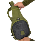 Сумка Tactical 098 Olive тактическая сумка для переноски вещей 23,5х6х12 см (TS098-Olive) - изображение 3