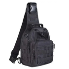 Сумка Tactical 098 Black тактична сумка для перенесення речей 23,5х6х12 см (TS098-Black) - зображення 1